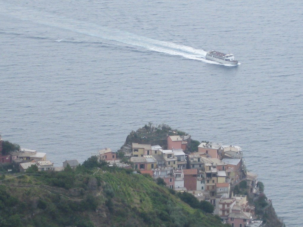 Beginning the hike in Manarola!