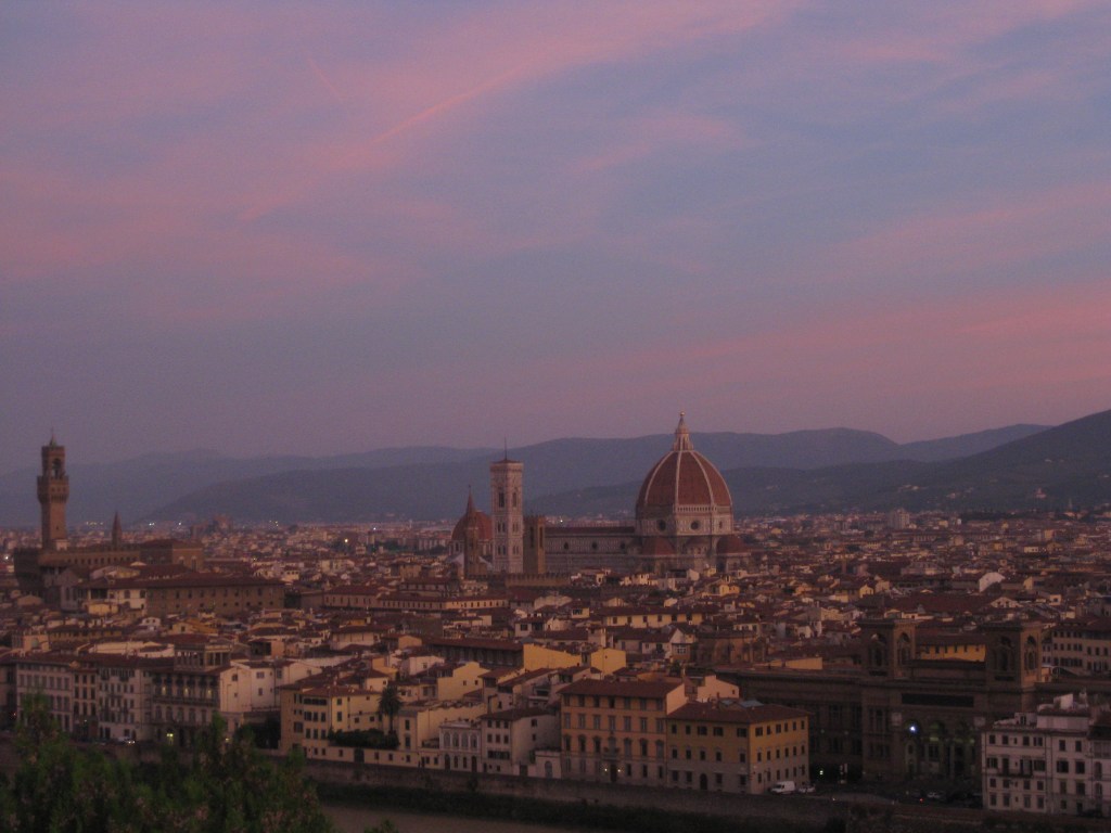 Sunrise over Florence