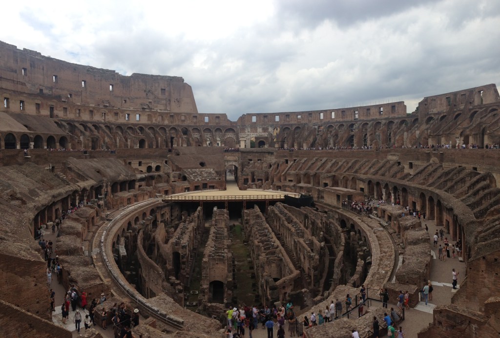 Inside of the Colosseum