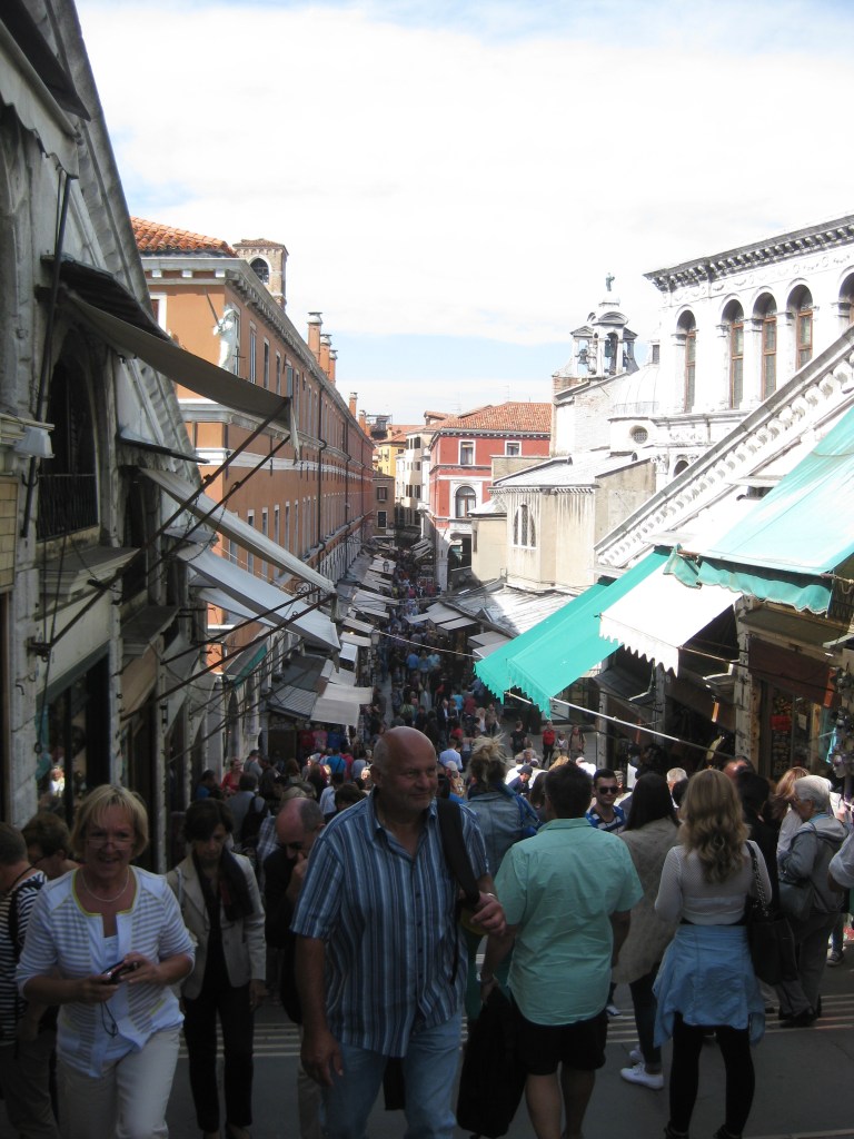 Shops by the Rialto Bridge