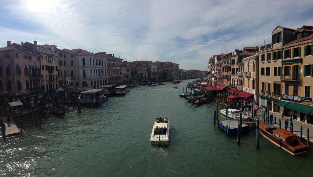 View from the Rialto Bridge