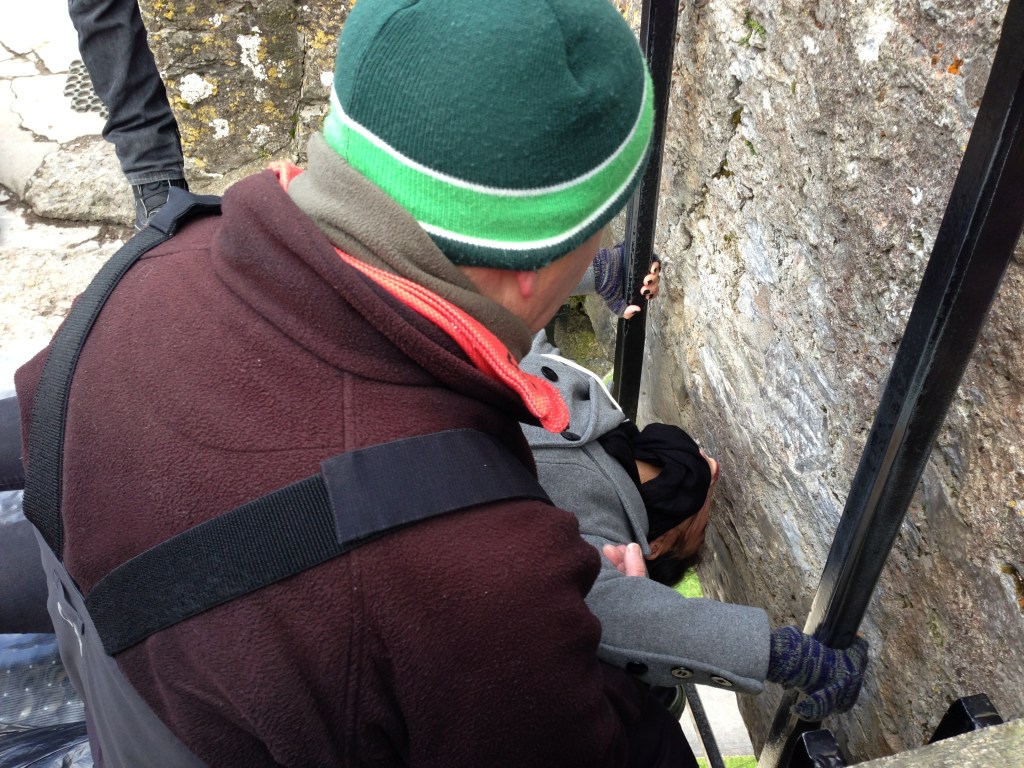 Kissing the Blarney Stone