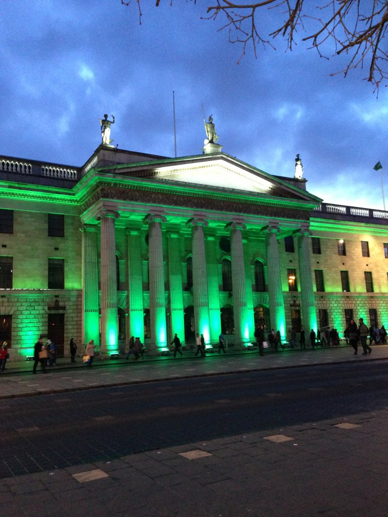 General Post Office at nighttime 