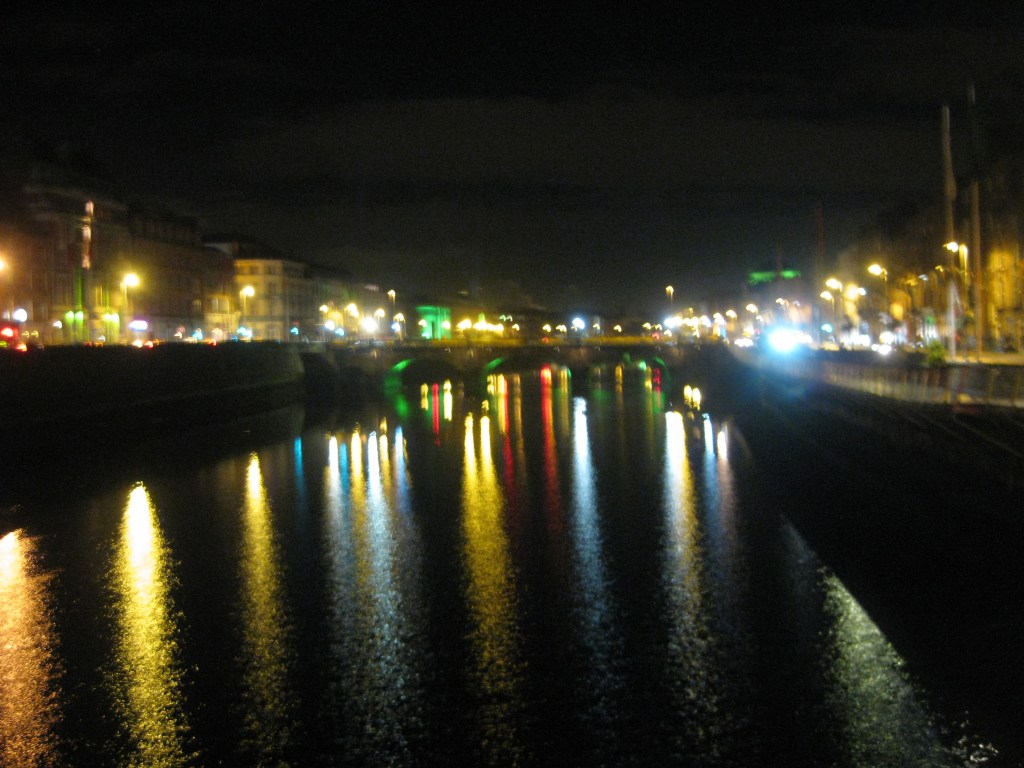 Overlooking the River Liffey