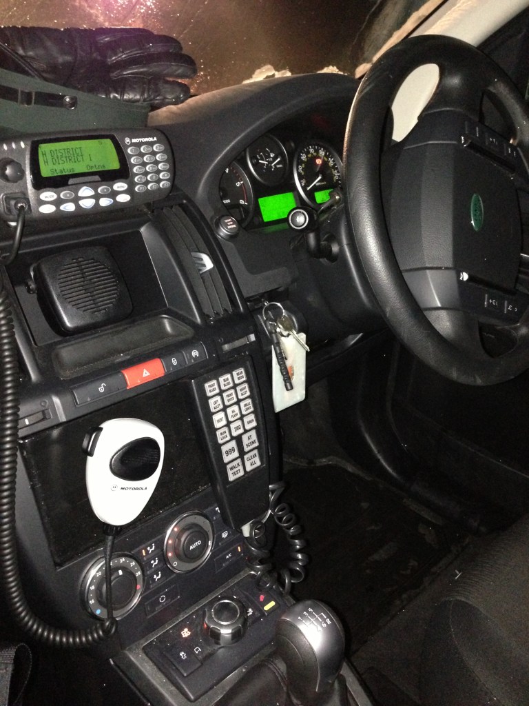 Hopefully this was the only time I'll ever need to ride in a police car