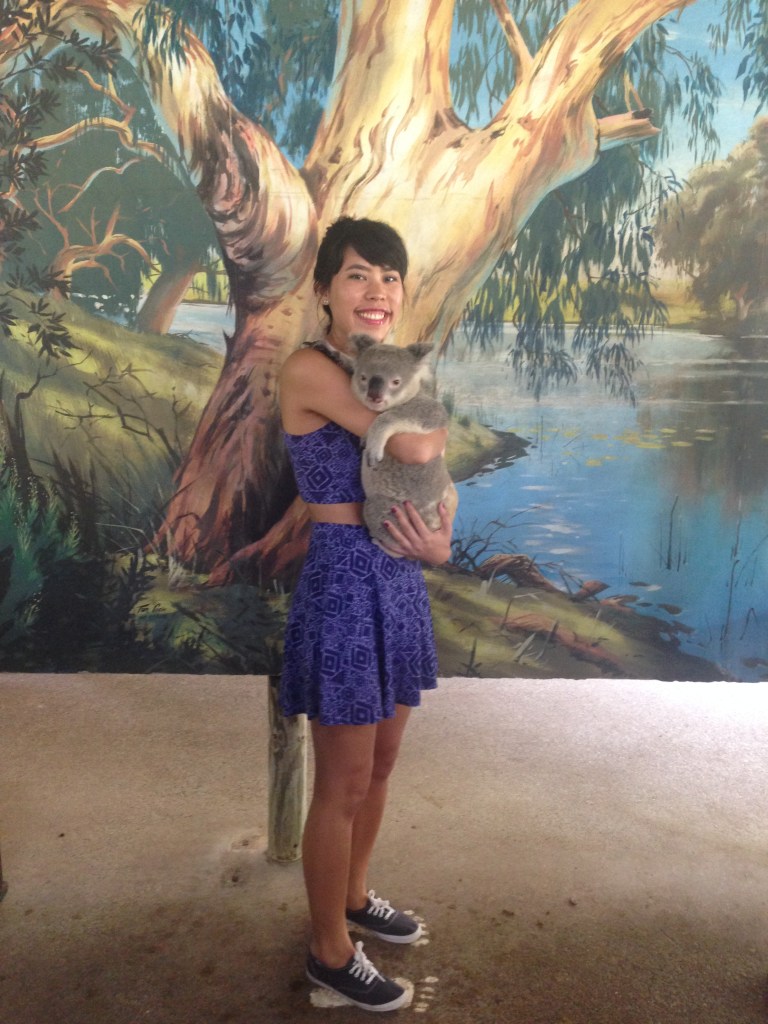 Holding a koala (Photo credit: Amanda)