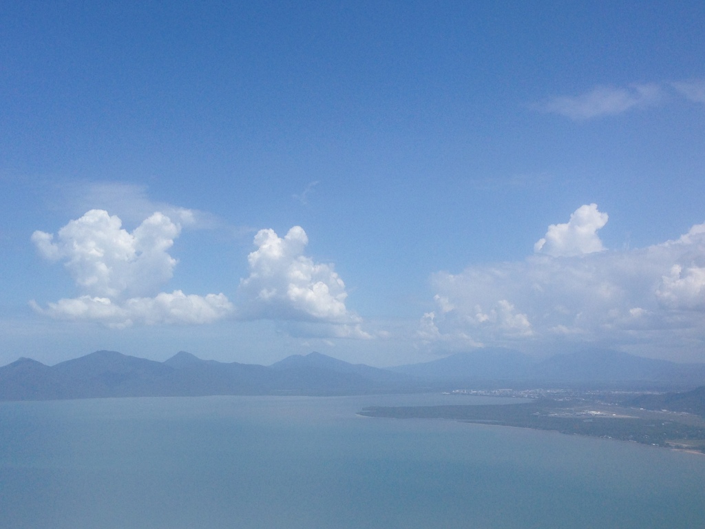 A view of Cairns right before landing