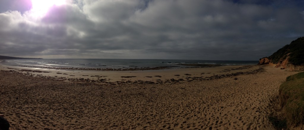 Urquhart's Bluff - a popular spot for surfing
